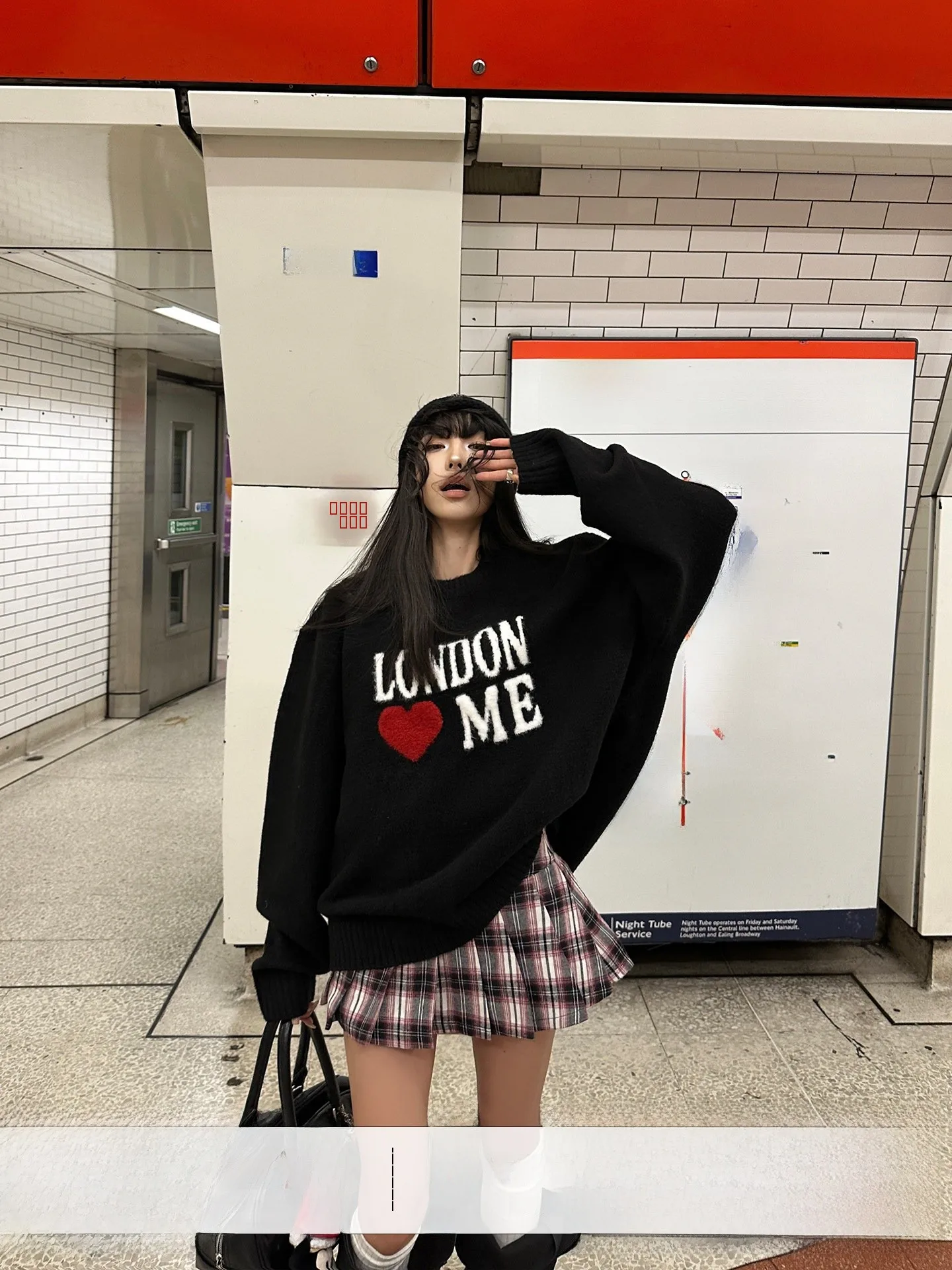 

Женский повседневный свободный вязаный свитер Warden с надписью, зимний, модный, уютный, теплый топ для невысоких женщин