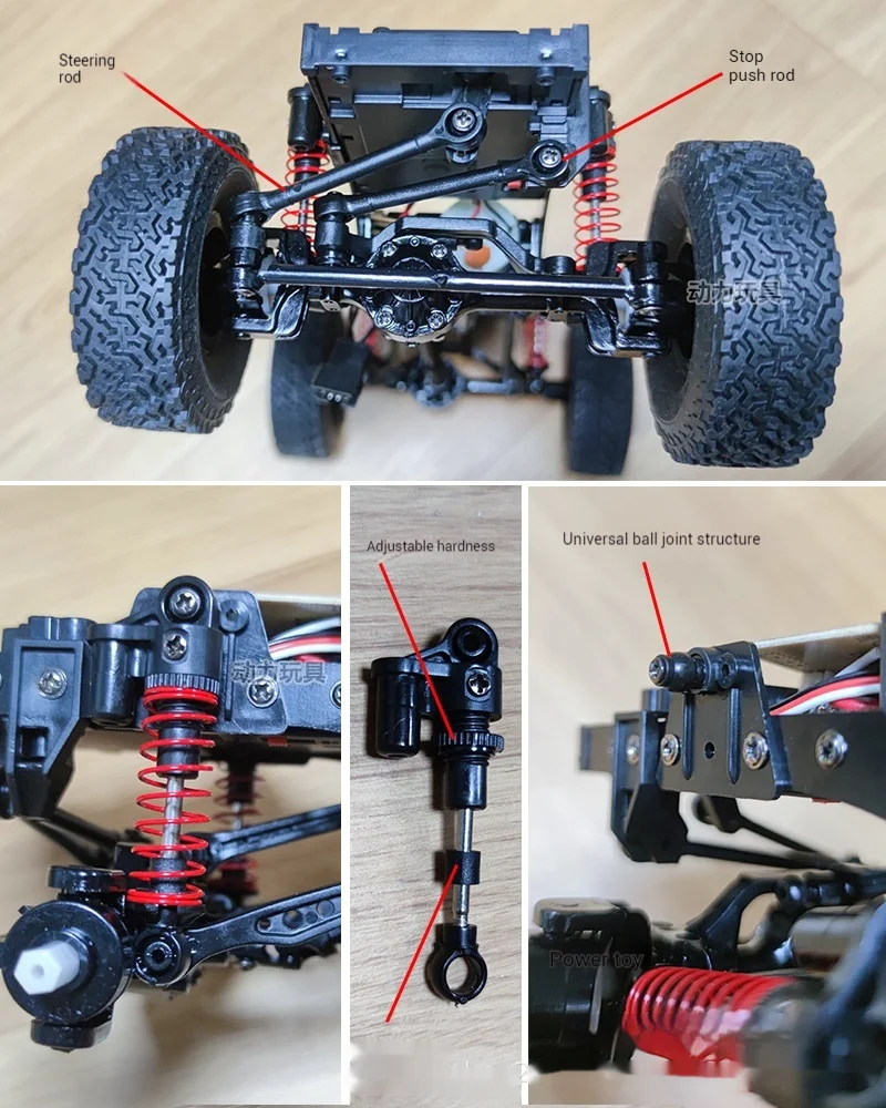 New Product Naughty Dragon C54-1 Land Cruiser Lc80 Four-Wheel Drive Rc Remote Control Off-Road Vehicle 1:16 Climbing Model Toy