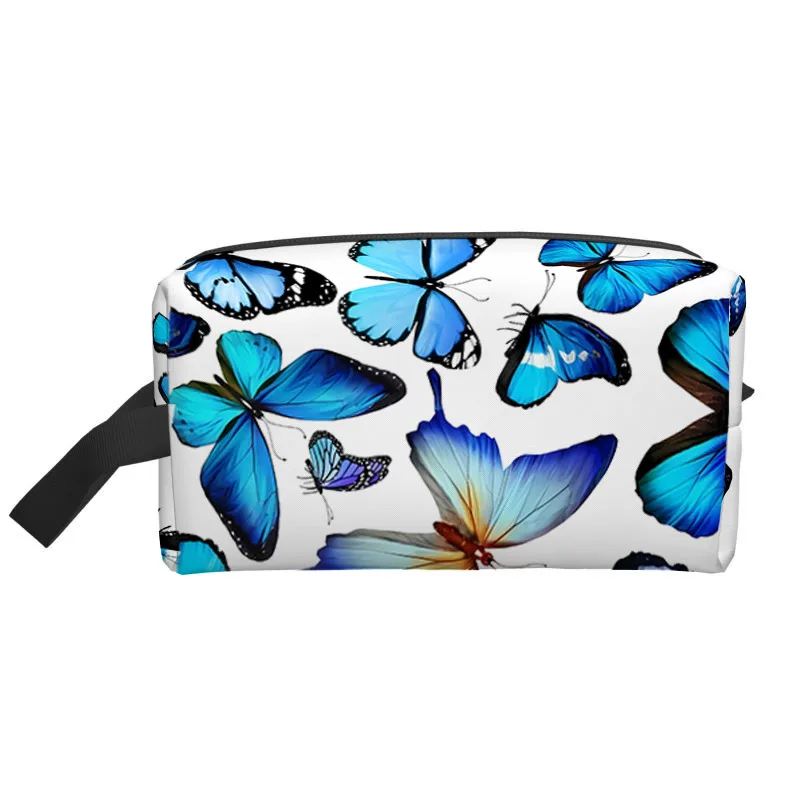 

Большая вместительная косметичка-бабочка с героями мультфильмов, ручная многослойная косметичка для хранения, водонепроницаемая дорожная косметичка