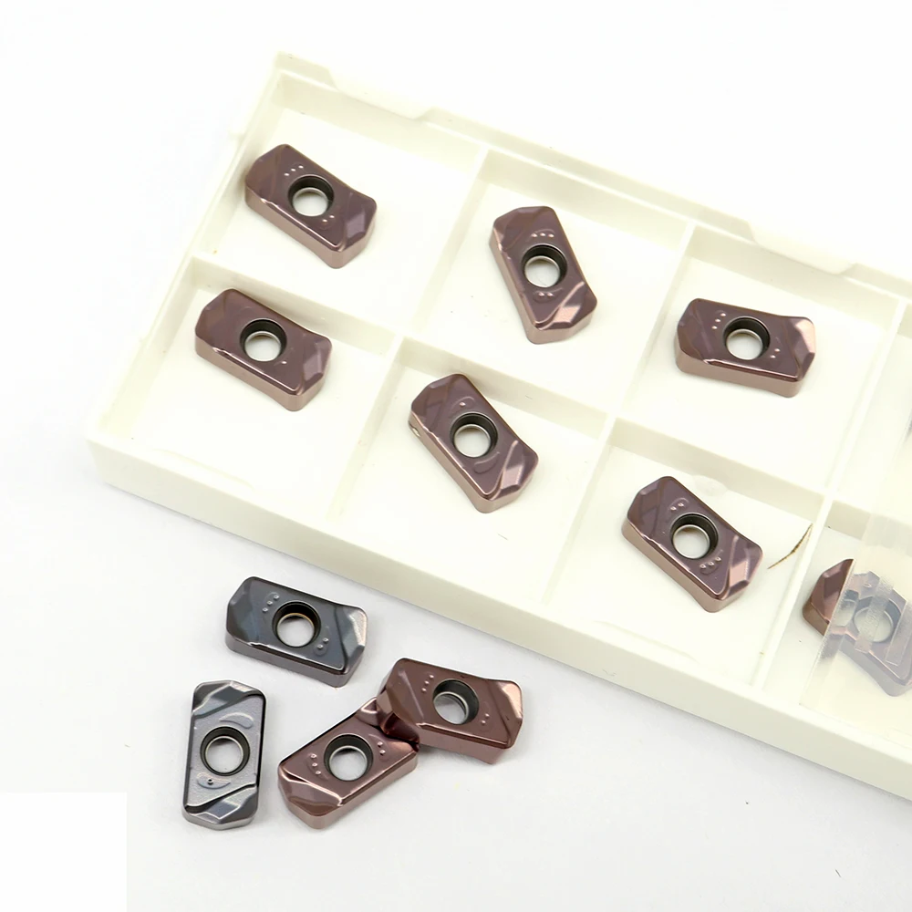 Imagem -03 - Máquina Cnc Indexable Fresadora Ferramenta Carbide Insert Torno Turning Plate Fast Feed Lnmu0303zer mj 1125 1030
