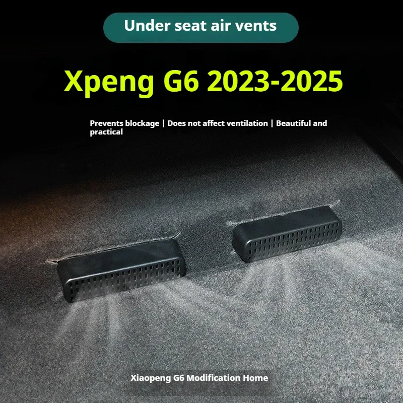 Fit for Xpeng G6 2023 2024 2025 Xiaopeng G6 Under-seat Air Vent Protective Cover in-car Modified Auto Supplies and Accessories