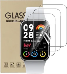 Soft Hydrogel Film for Xiaomi Mi Band 8 Pro Screen Protectors HD Clear Film for Mi Band 8pro MI Band8pro Anti-scratch Cover Film