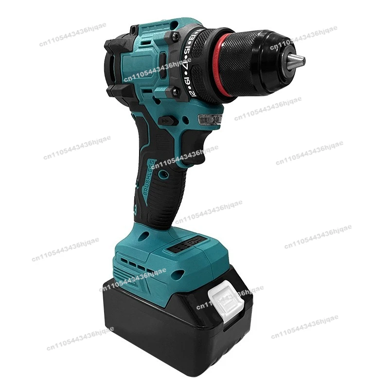 

Brushless Lithium Battery Drill Two-speed Adjustment Household Hand Screw Professional Punching