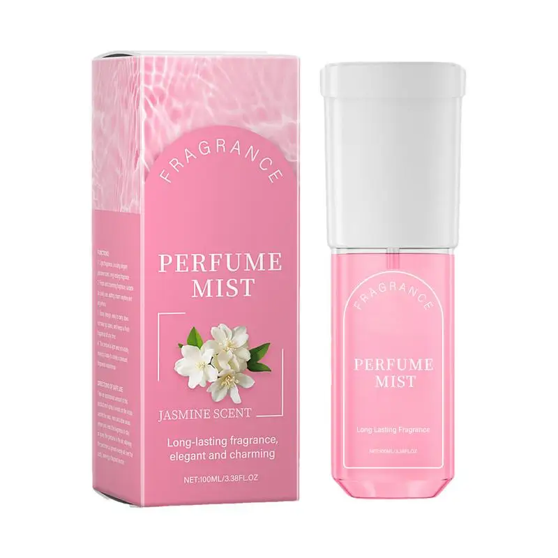 Fragrância para mulheres spray corporal 100ml perfume corporal perfumado de longa duração aumenta a confiança relaxamento leve