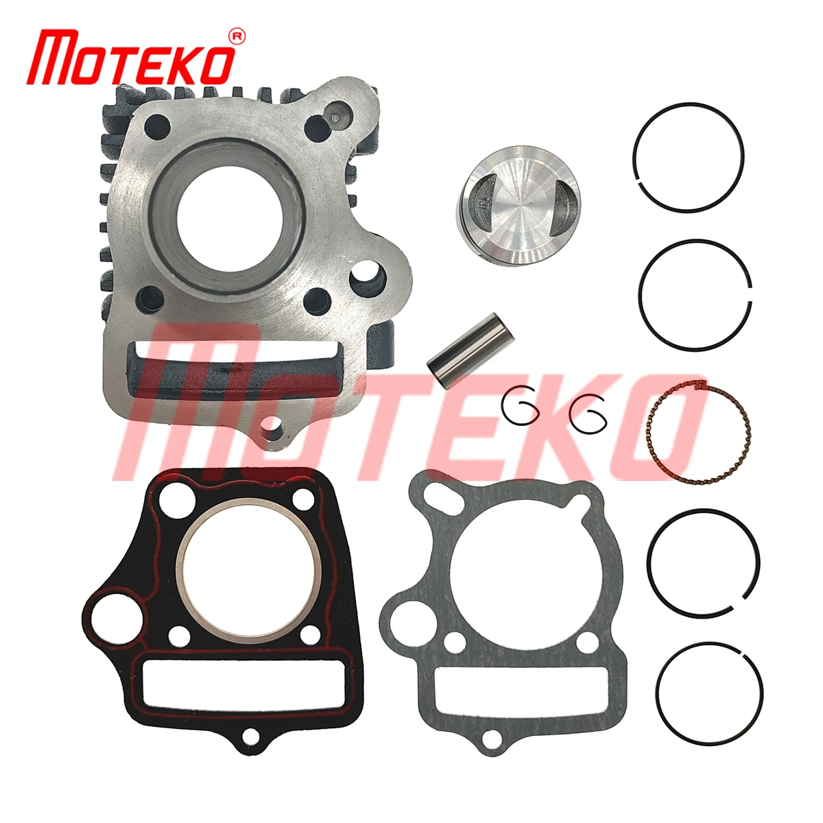 BX18080004 C50 ATV50 39MM CYLINDER AND PISTON KIT 4T 139FMB 50CC ENGINE PARTS FOR CHINESE CUBS MINI ATV POCKET BIKE