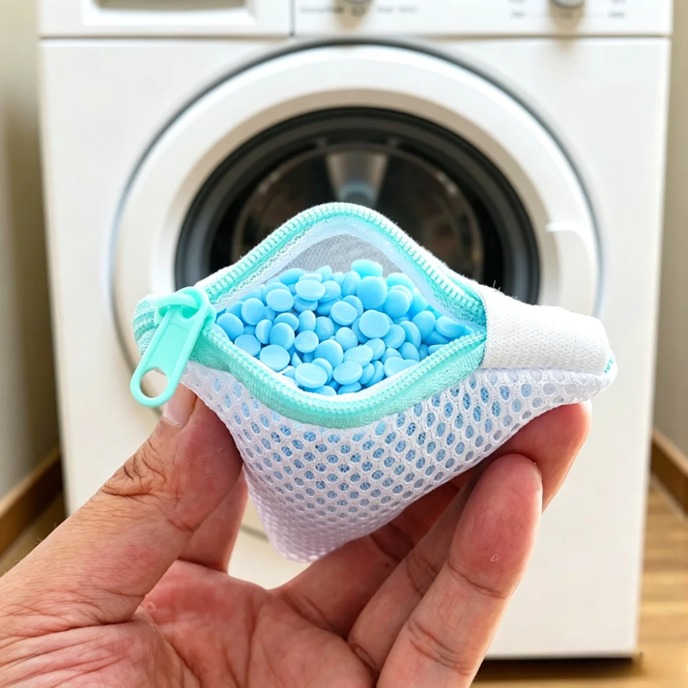 2/4Pcs Triangle Design Zipper Laundry Bags Wash Storage Pouches for Socks Small Items Compatible With Laundry Detergent