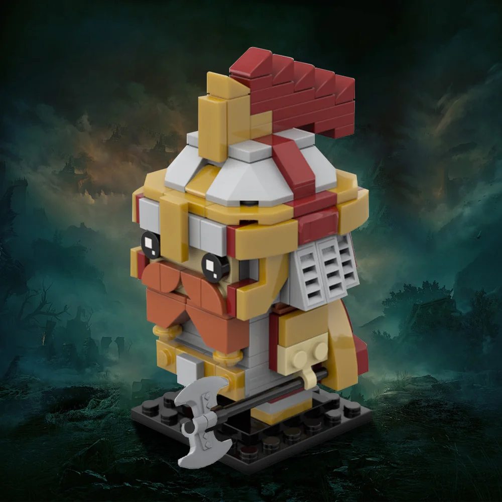 MOC DainS IronfootS Brickhead اللبنات نموذج The Ringss فيلم عمل شخصيات الطوب لتقوم بها بنفسك تجميعها لعبة الأطفال هدية