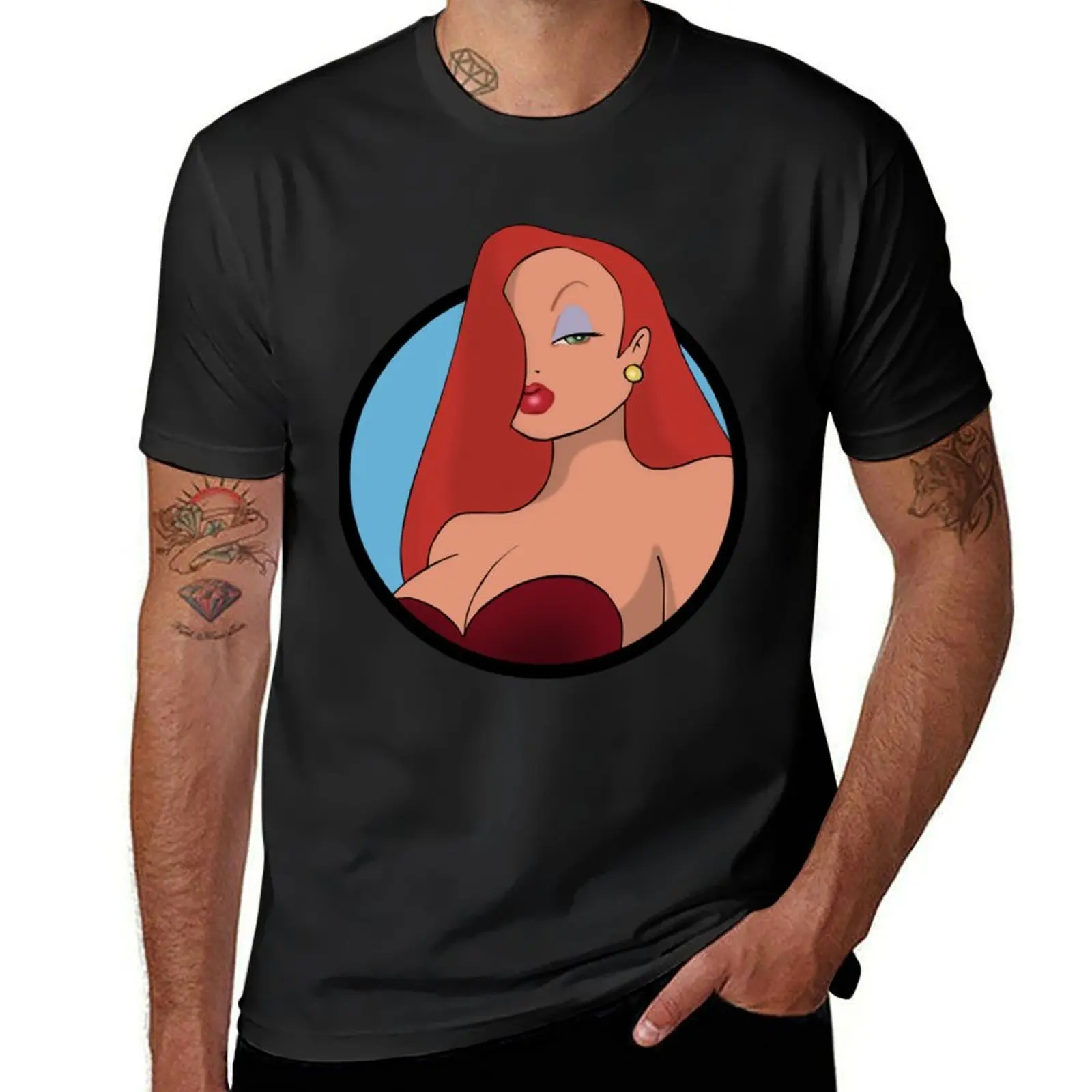

Jessica Rabbit T-Shirt tees heavyweights kawaii clothes oversizeds mens funny t shirts
