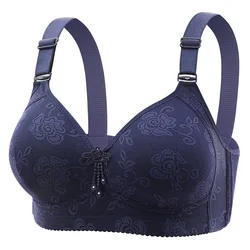 New In Women's Underwear Large Size Sexy Lace Push Up Adjustable Top Bra Without Steel Ring Soft Breathable Sexy Ladies Brassier