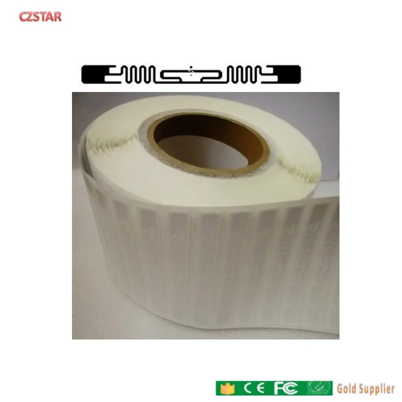 50 stks alien chip lange afstand antenne rfid tag 1-30 m passieve ISO18000-6C EPC global gen2 uhf rfid tag natte inlay sticker lijm