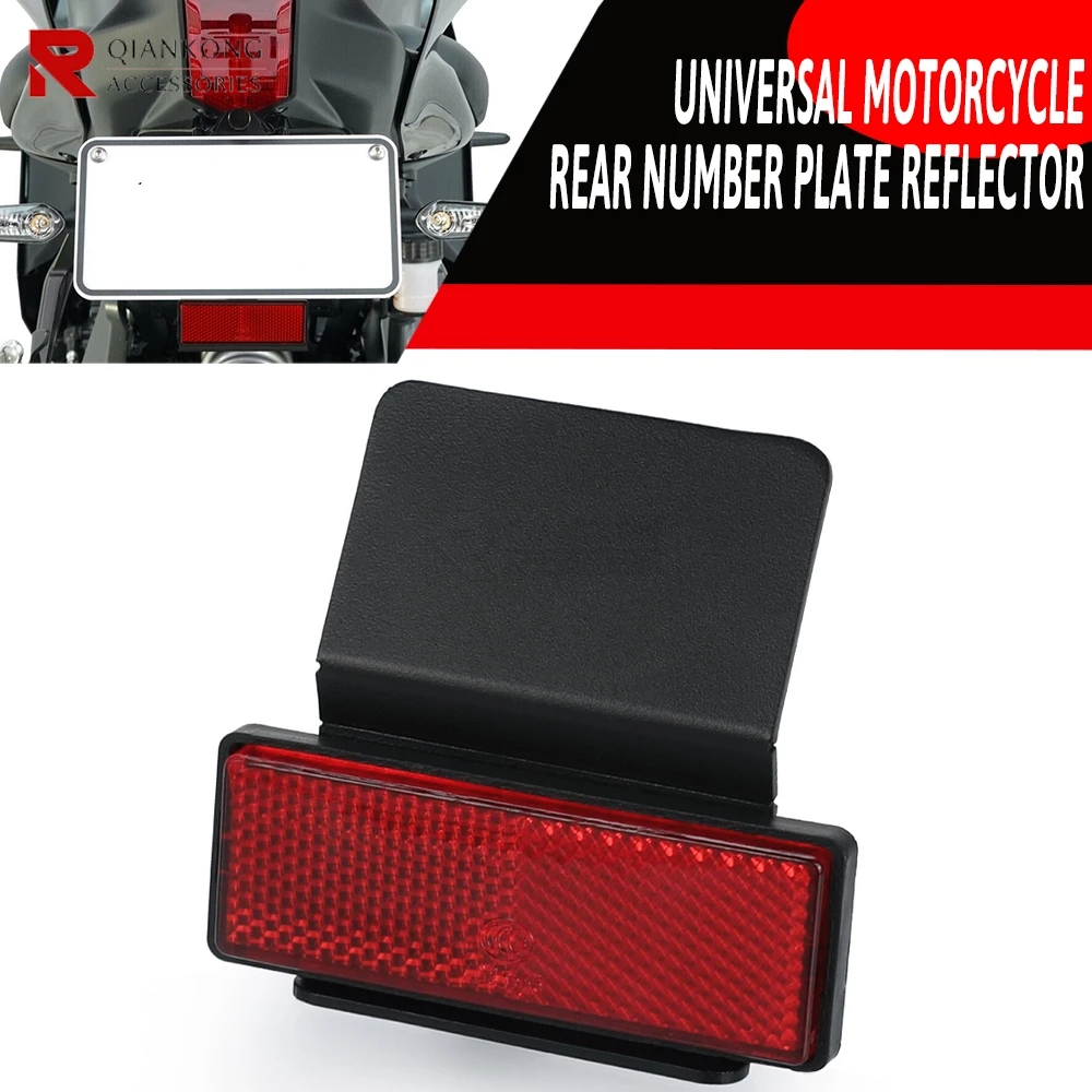 FOR KAWASAKI Z500 SE Z650 Z900 Z900 SE Z1000 Z1000 R EDITION Rear Number Plate Reflector License Holder Extend Tail Reflector