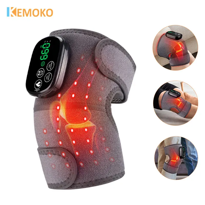 

KEMOKO LDE Red Light Therapy 660 850nm Infrared Heating Knee Pad Shoulder Elbow Brace For Arthritis Wound Healing Muscle Relax