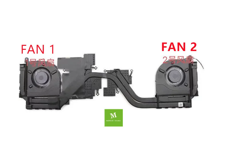 para Lenovo Legion Y74017ichg Cpu Ventilador de Refrigeração e Dissipador de Calor 5h40s19890