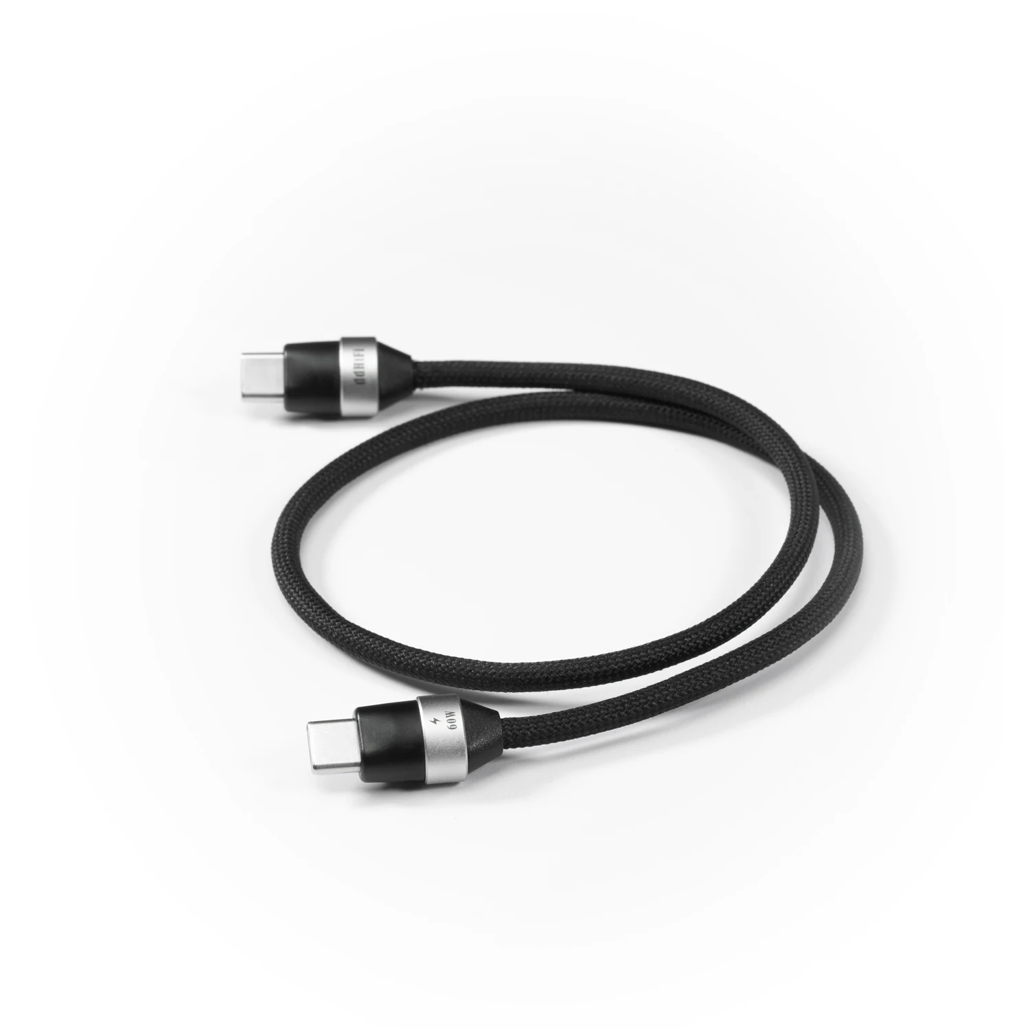 Kabel szybkiego ładowania DD ddHiFi PC02-Black 60W PD, lekki kabel USB-C z obudową ze stopu aluminium, opcja długości 40 cm/120 cm — zdjęcie produktu 2