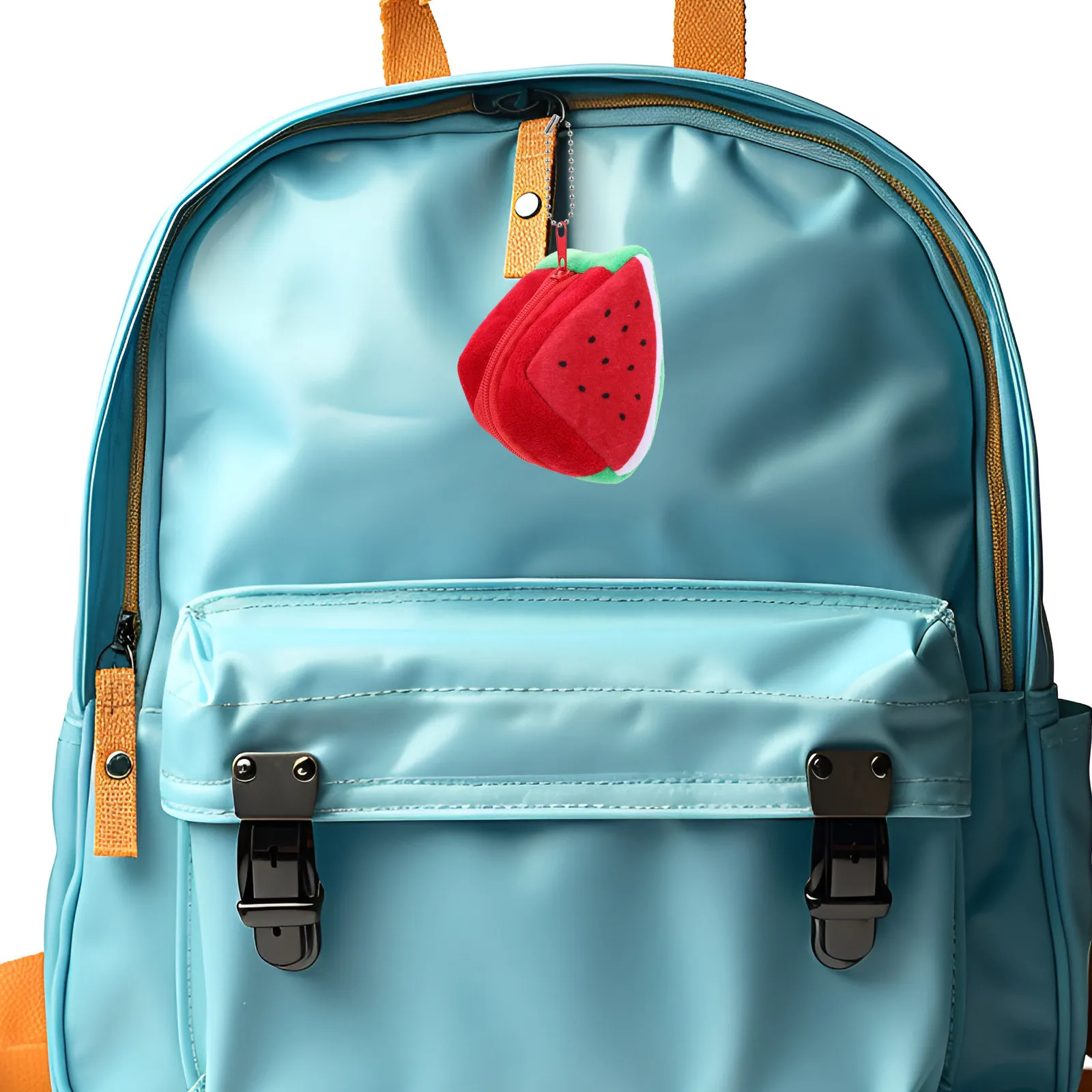 

Watermelon Fruit Coin Purse Women Small Wallet Compact Change Pouch with Zipper for Coins Keys Lipstick Stylish Gift for Wife