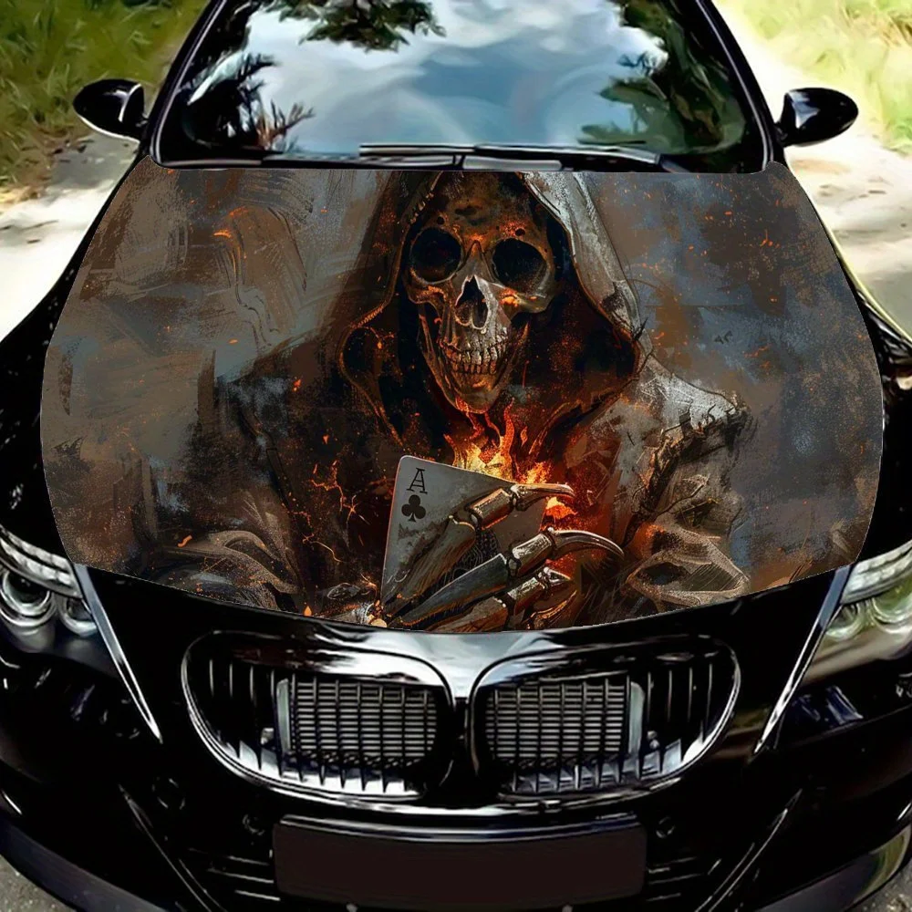 gloomy-reaper-poker-inferno-design-car-hood-vinyl-wraps-sticker-car-engine-decal-waterproof-self-adhesive-car-packaging-cover