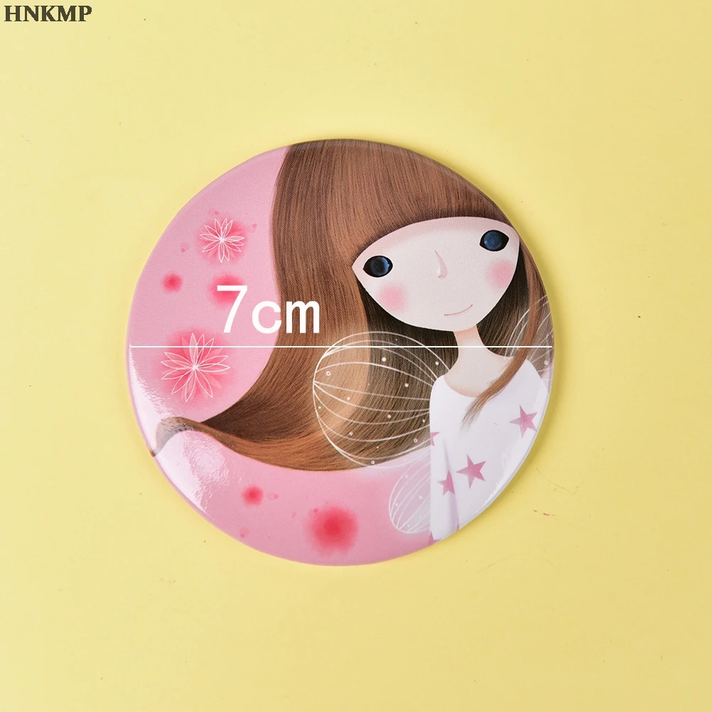 CASBathroom-Mini Miroir de Maquillage de Poche pour Fille Aléatoire, Compact, Cosmétique, U87