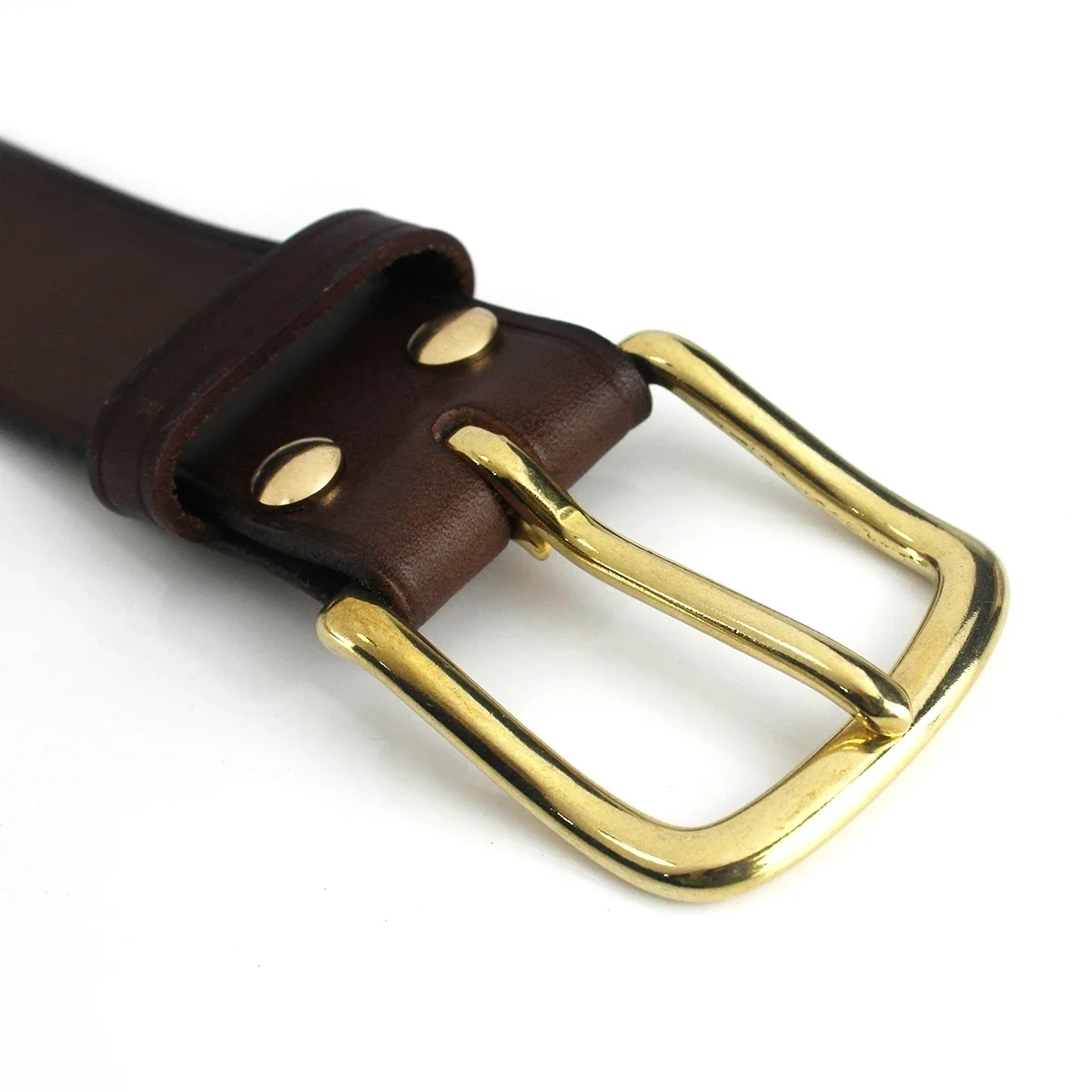 1piece Solid Brass Belt Buckle End Bar Heel bar Buckle Pin Belt Half Buckle For Leather Craft Bag Strap Jeans Webbing Dog Collar