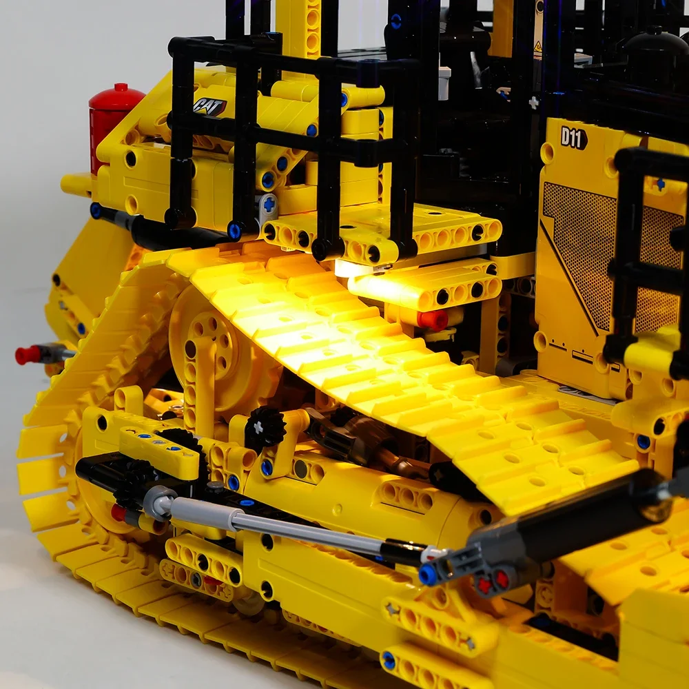 Led ライトキットテクニカル 42131 アプリ制御猫 D11 ブルドーザービルディングブロック DIY セット子供のギフトにはモデルは含まれません