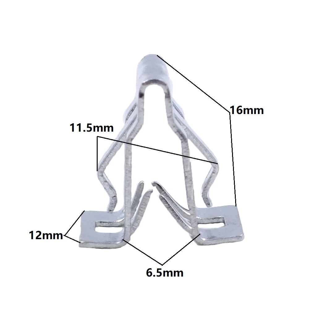 Réinitialisation de retenue en métal universel pour tableau de bord de la console avant de la voiture, tableau Prada, panneau CD, boutons-pression, Ford, Mazda, Audi, Toyota, 4 Tan, 20 pièces