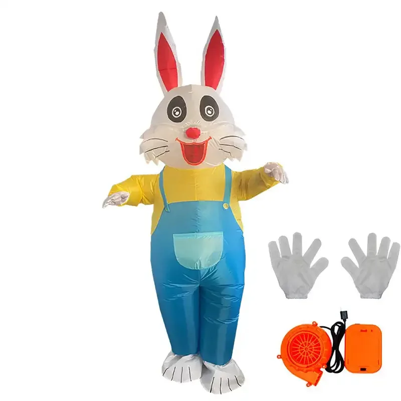 Sky02 Pascua lindo conejito Cosplay disfraz inflable adulto Air Blow-up fiesta disfraces88Li #