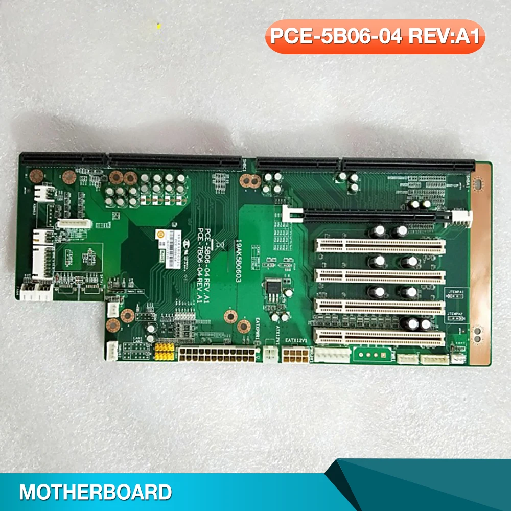 Motherboard Industrial Control Backplane Original For Advantech PCE-5B06-04 REV:A1 PCE-5124VG