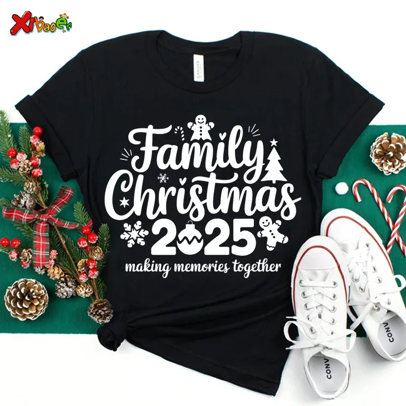 

Family Match Outfit T Shirt 2025 Family Christmas Matching Shirts Outfit Shirt Family Look Party Tops Baby Outfits Clothes Gift