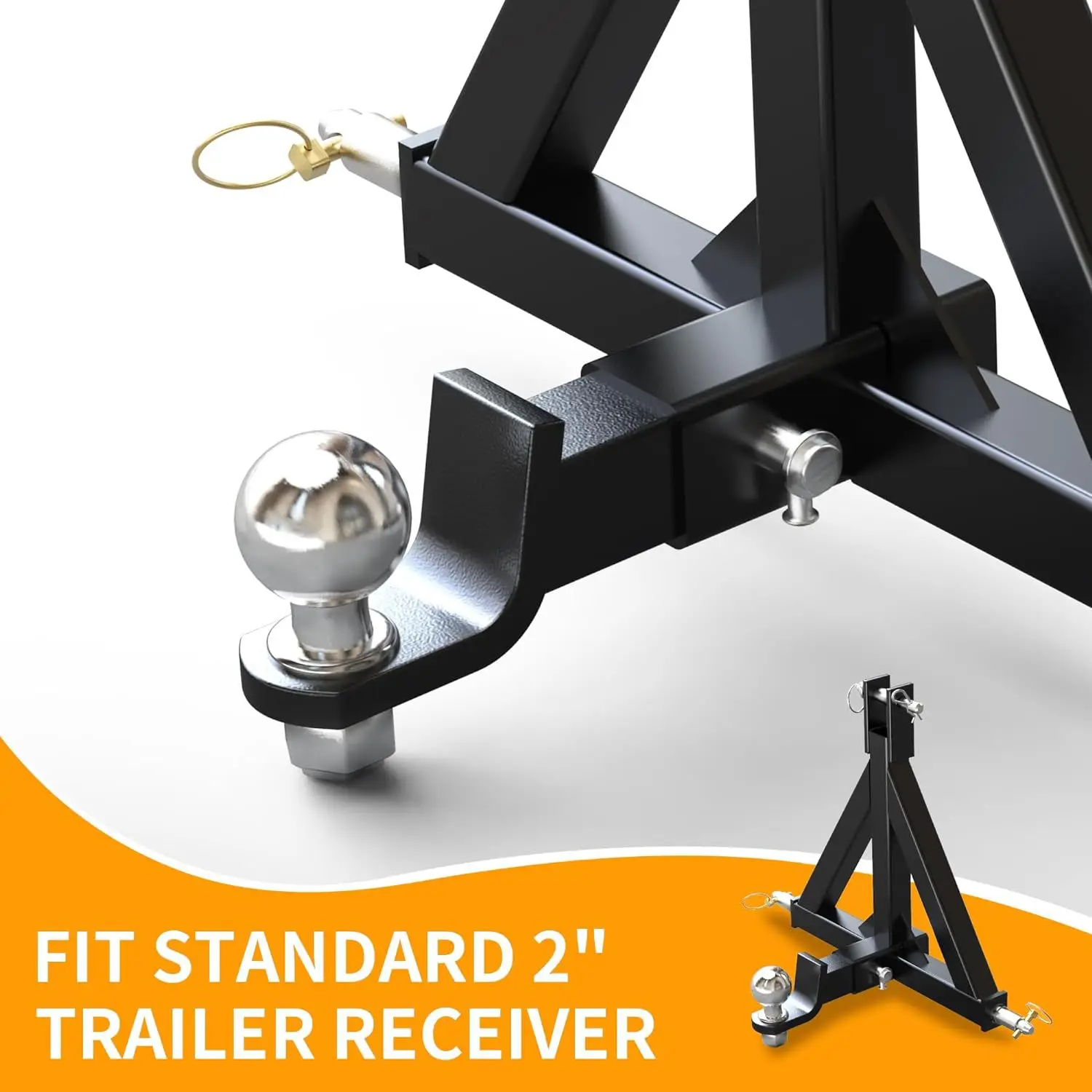 

Труба для прицепа, подходящая для трехточечного соединения сельскохозяйственной техники, специальный тренога-крепление для трактора.