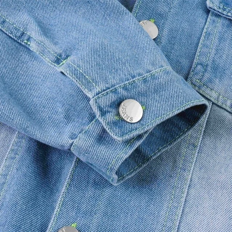 2023 Nieuwe Baby Jongens Meisjes Denim Mickey Minnie Mouse Jasje Jas Lente Herfst Kinderen Bovenkleding Kinderen Katoenen Kleding Voor 2-9 Jaar
