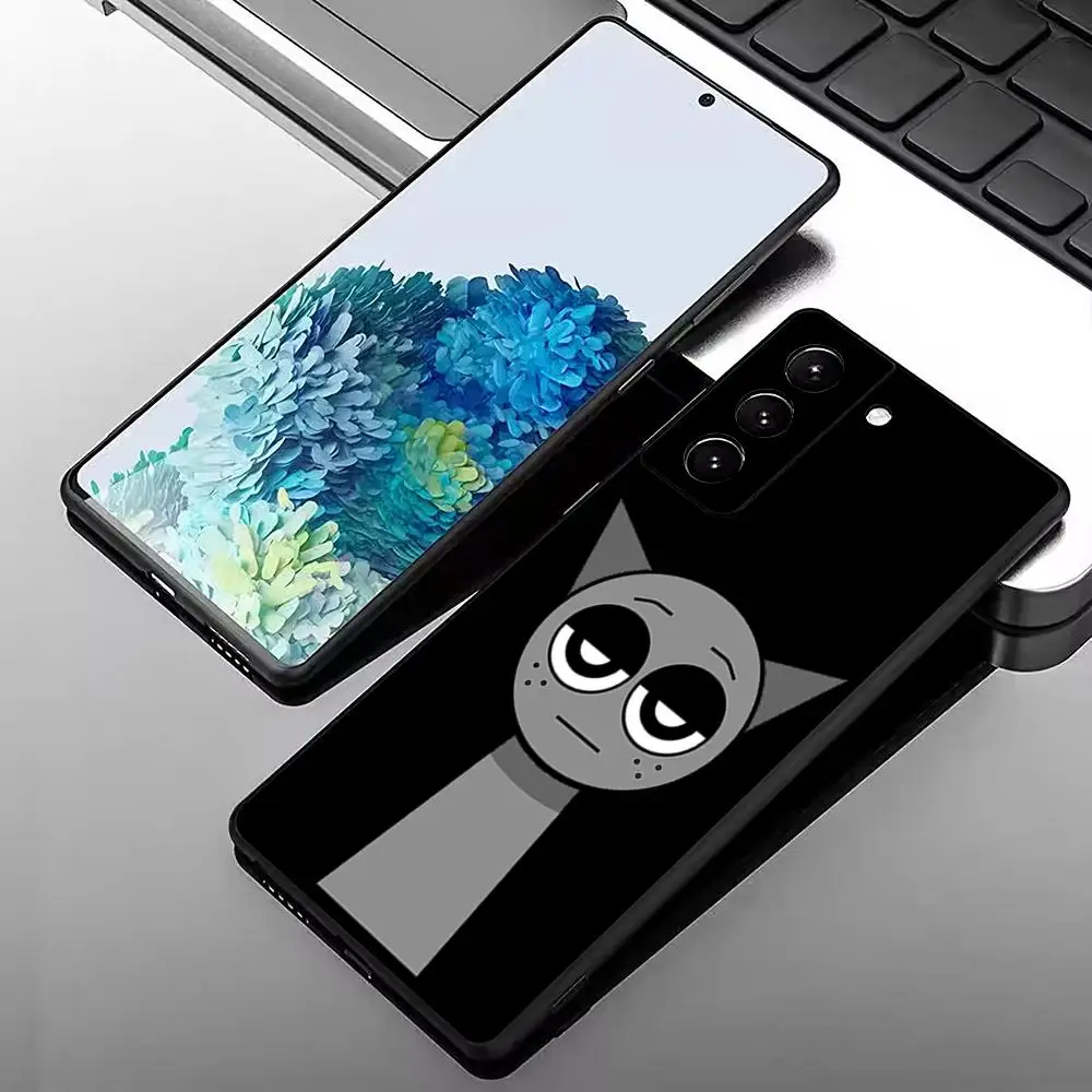 Spiel Sprunki Telefon Fall Für Samsung S25 Rand S24 S23 S22 S21 S20 Ultra Plus Fe Galaxy A54 A53 a34 A25 A16 Silikon Abdeckung
