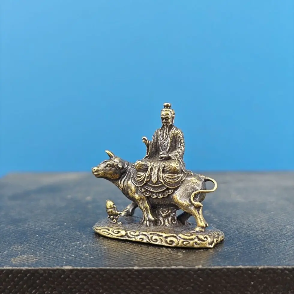 Brass Statue of Laozi Riding An Ox, Copper Statue of Laozi Leaving The Pass,  Sacrificial Fish Tank, A Car Ornament