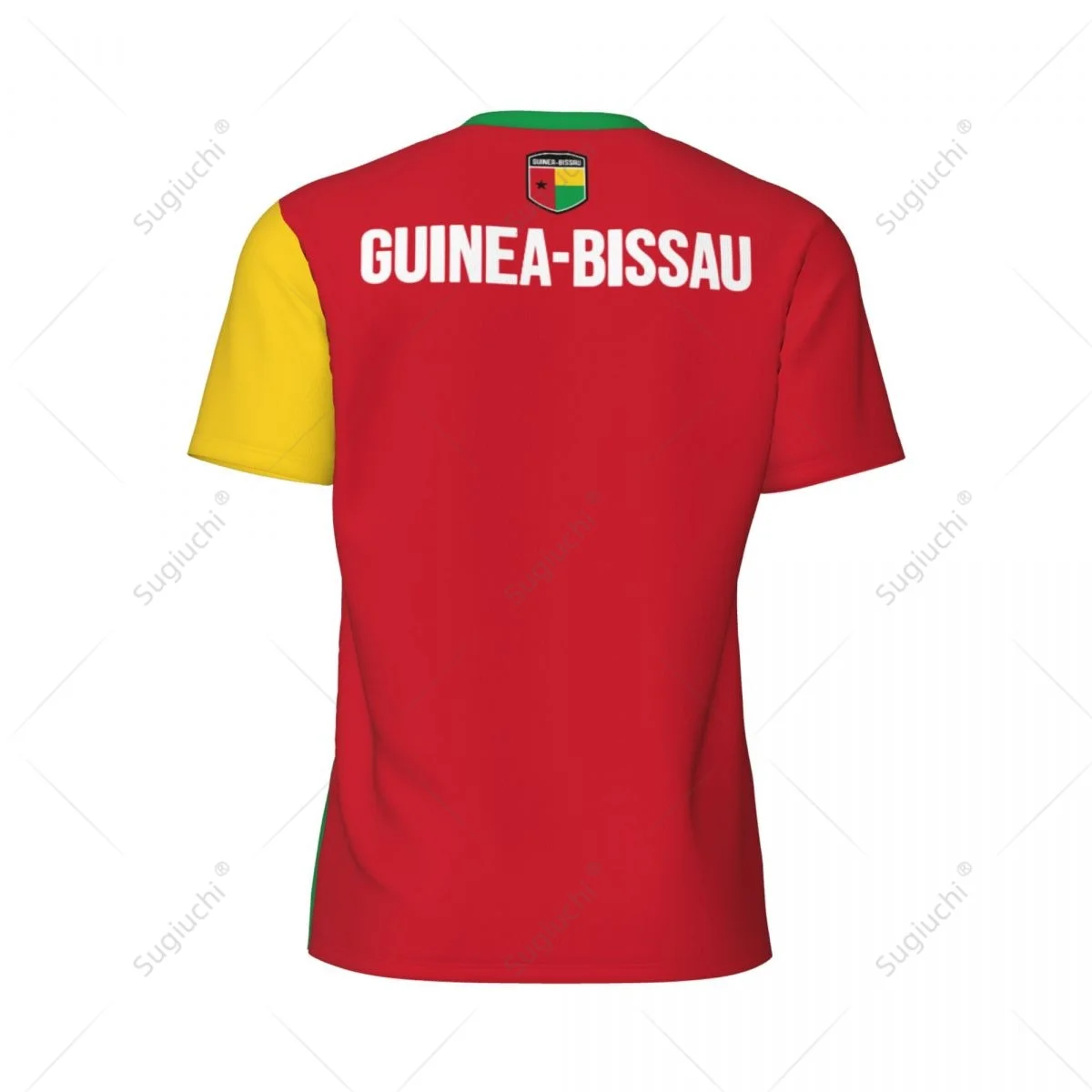 Camiseta deportiva de malla, ropa con bandera de Guinea para correr, fútbol, tenis, fútbol, Fitness, personalizada, impresa en 3D