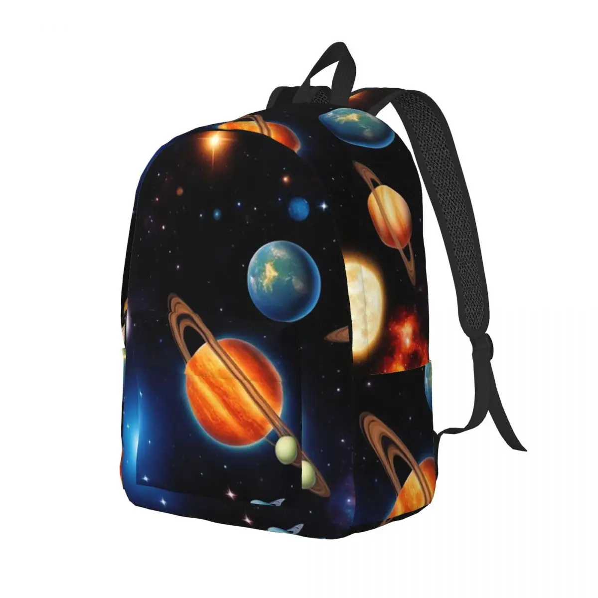 Solar System Space Planets Universe Student Backpack School Bag Hiking Travel Daypack for Men Women Bookbag Shoulder Bags