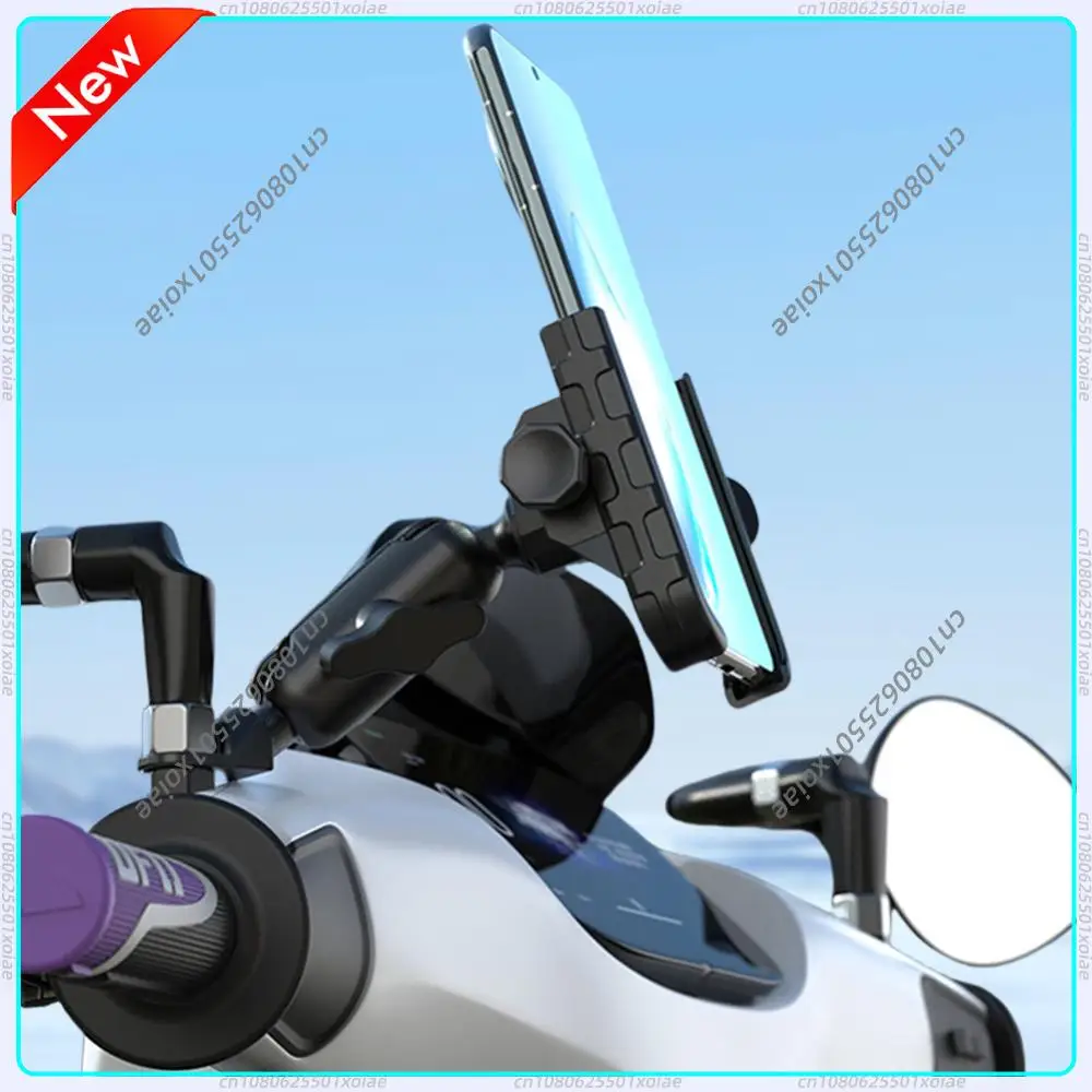 

Aluminum Alloy Motorcycle Phone Holder Anti-Shake Motorcycle Phone Mount Motorcycle Cellphone Holder for Motorcycle