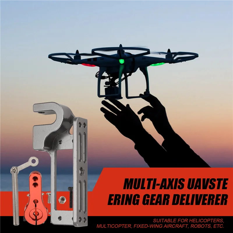 Gut gemacht-Servo Parabolische Schalter Gerät Luft Fahrzeug Wurf Gerät + 25T Servo Arm Für Fernbedienung Auto RC 25T Servo Arm