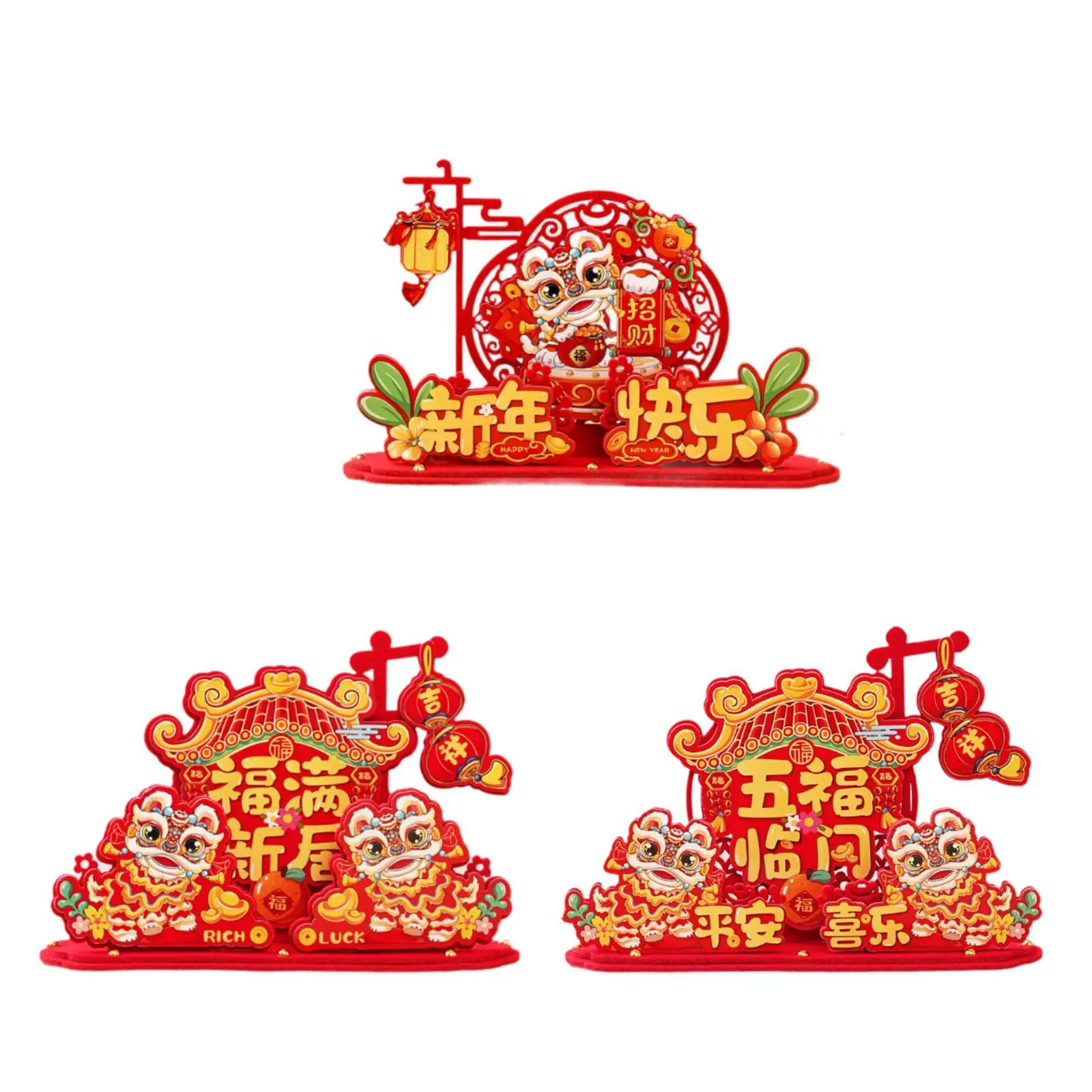 2025 Snake Year Ornament Party Favors Home Decor Art Crafts Chinese Blessing Words for Porch Hotel Cabinet Living Room Bedroom