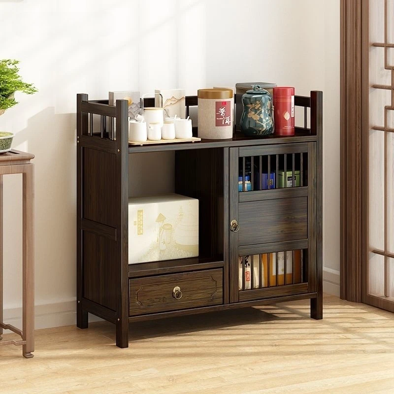 ZYYhousehold shelf edge few small Bogu rack small square table living room sofa tea cabinet