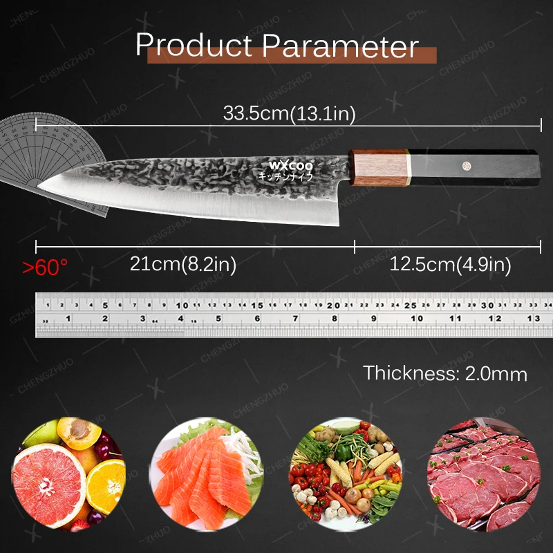 Stainless Steel Knife Japanese Chef Knife Household Special Sharp Kitchen Knife for Meat Cleaver Vegetable Slicing Knives