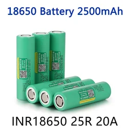 New 18650 battery Rechargeable battery INR18650 25R 20A discharge Li-ion Batteries 20A cell battery screwdriver flashlight