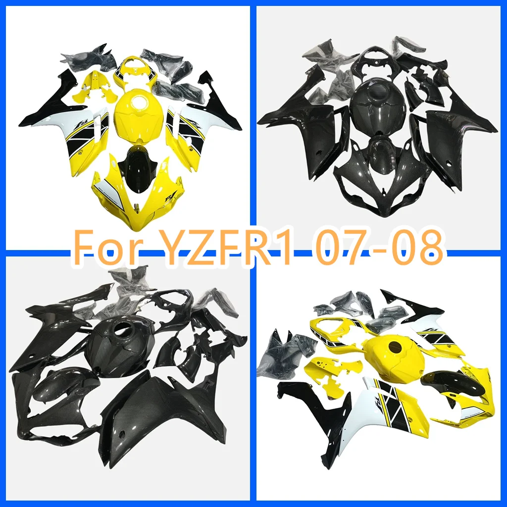 Customize Bodywork 100% Fit for 2007 2008 YAMAHA YZF-R1 07 08 YZFR1 YZF R1 1000 CC Motorcycle ABS Injection Mold Fairing Kit