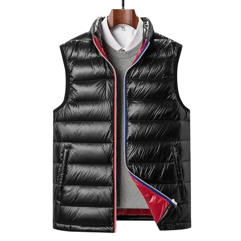 2024 new arrival high quality 90% white Goose down jackets men,male winter vest,  80388