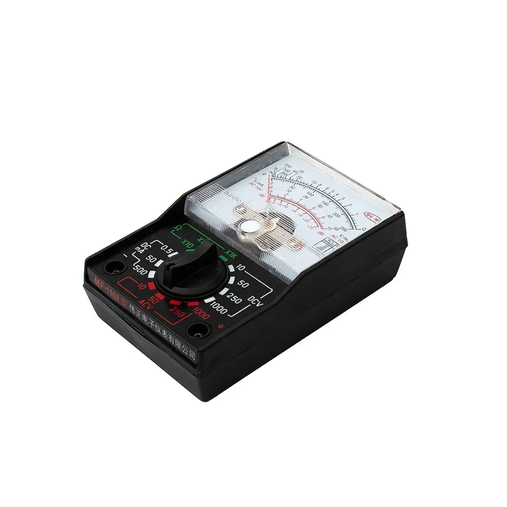 Conveniently powered by 1 AA battery Voltmeter Ammeter Ohmmeter Analog Multimeter Tester Meter ACDC 1000V250mA