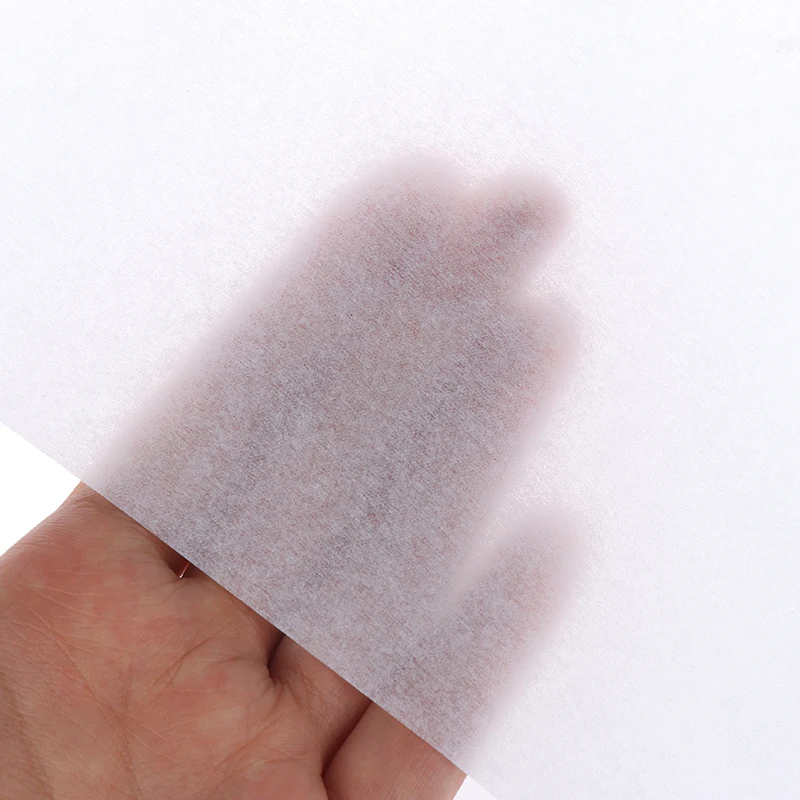 100 Uds. de papel de calco translúcido para manualidades, copias, caligrafía, dibujo y escritura, buena transparencia y resistencia del papel