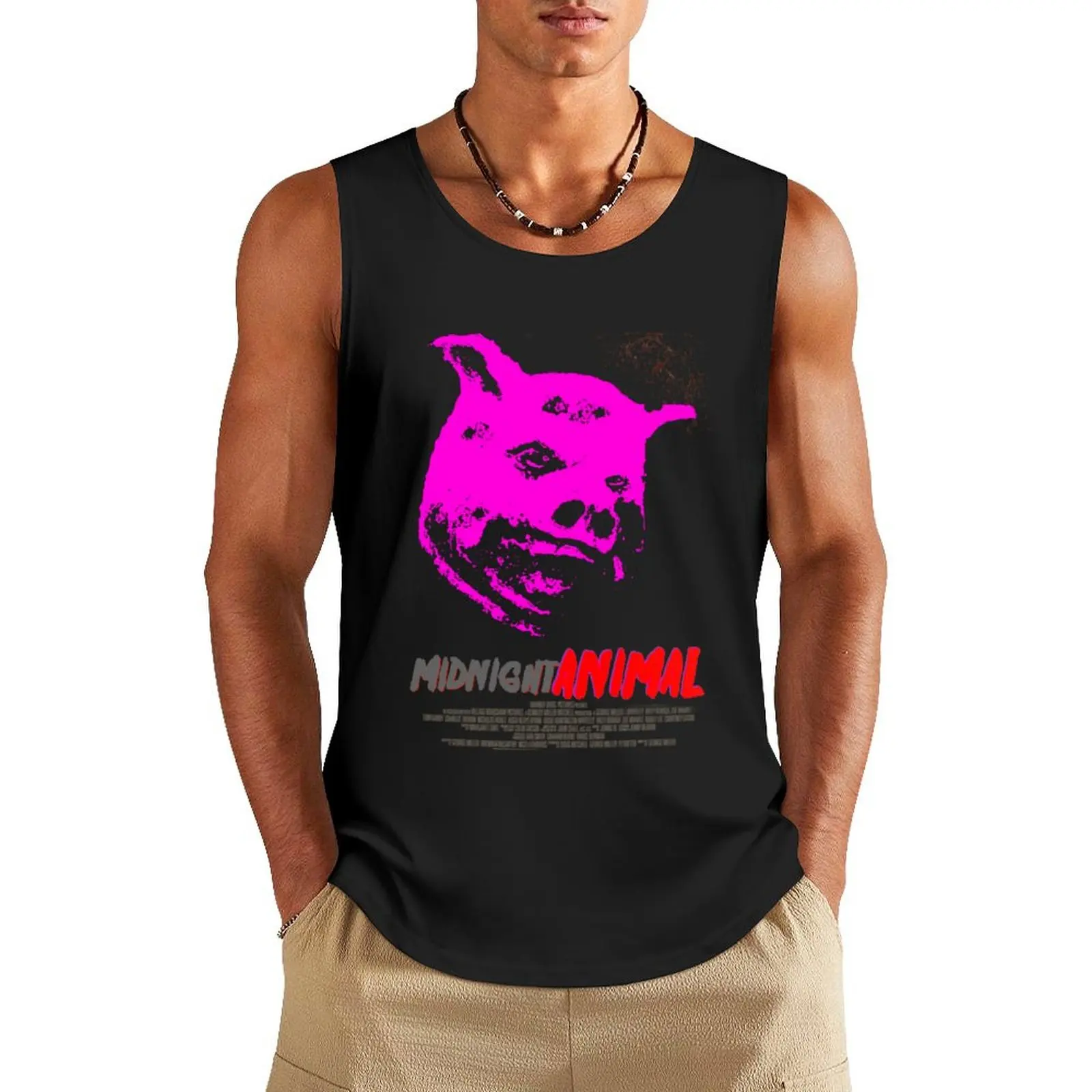 

Hotline Miami 2: Midnight Animal Movie Poster Tank Top basketball clothing singlet for men