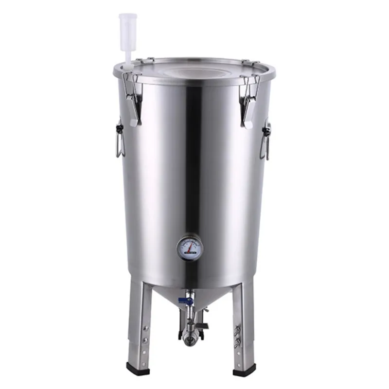 Home Brewing Equipment, Stainless Steel Fermentation Tank, 304 Conical Tank for Homemade Beer, Sealed Household Tank,