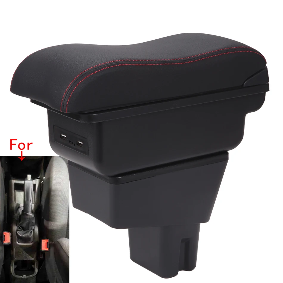 Boîte d'accoudoir pour Citroën C3, compatible Citroën C3 C4 2025, boîte de rangement centrale, support de bras dédié pour l'intérieur, pièces automobiles