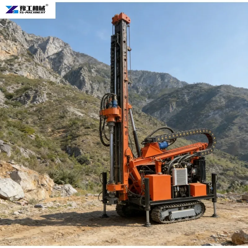 Hot-selling Hydraulic Drive Rotary Water Well Drilling Rig Mobile Tracked Water Well Drilling Equipment