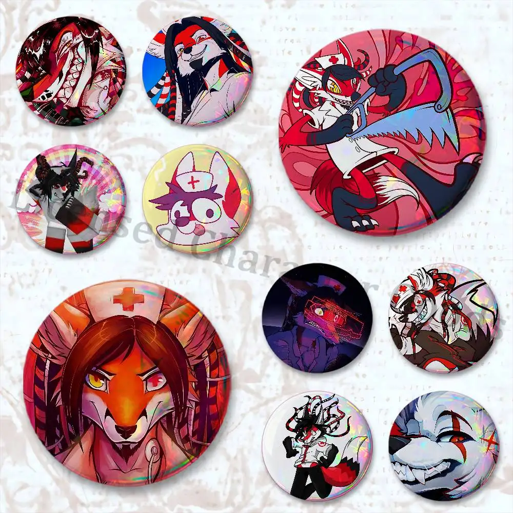R-Renard Q-Queenston Badges Round Itabag Decoration IP Peripheral Products 58mm 44mm 32mm 75mm 25mm Mini