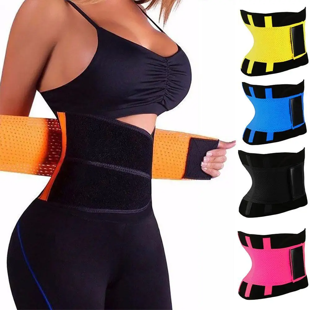 New 1PC Women Waist Trainer Comfortable Adjustable Postpartum Abdominal Belt Waistband Shaper For Aerobic Exercise Drop Shipping