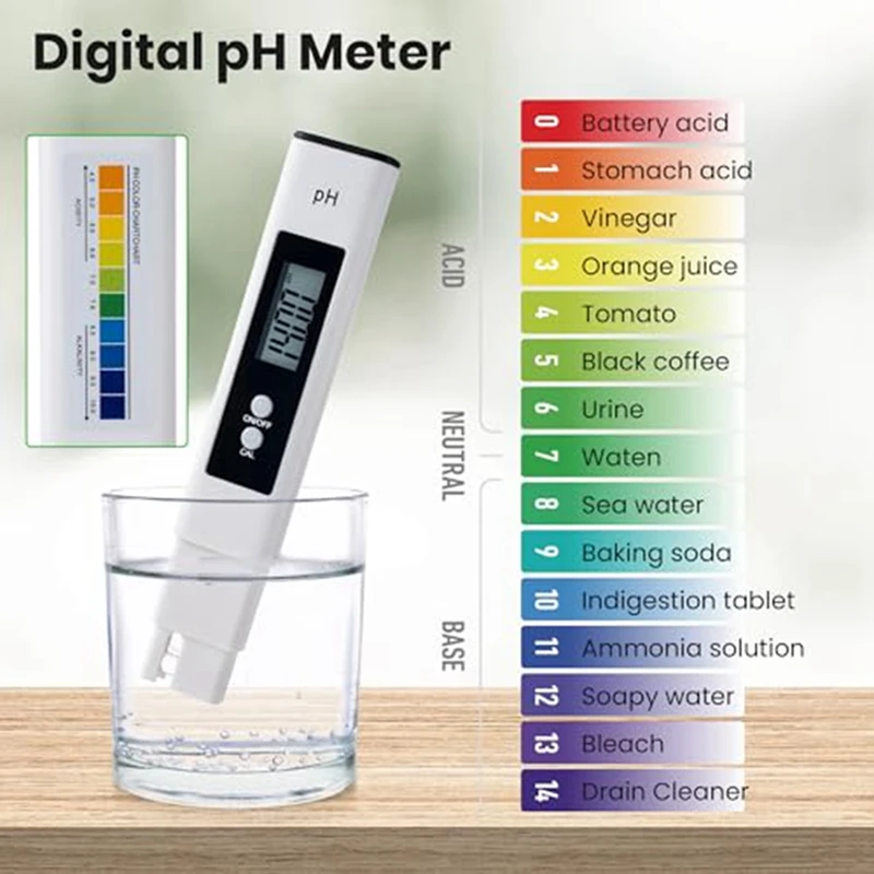 Digital PH And TDS Meter Combo, TDS EC Temperature Meter, PPM Water Quality Test Kit For Drinking Water, Swimming Pool Durable